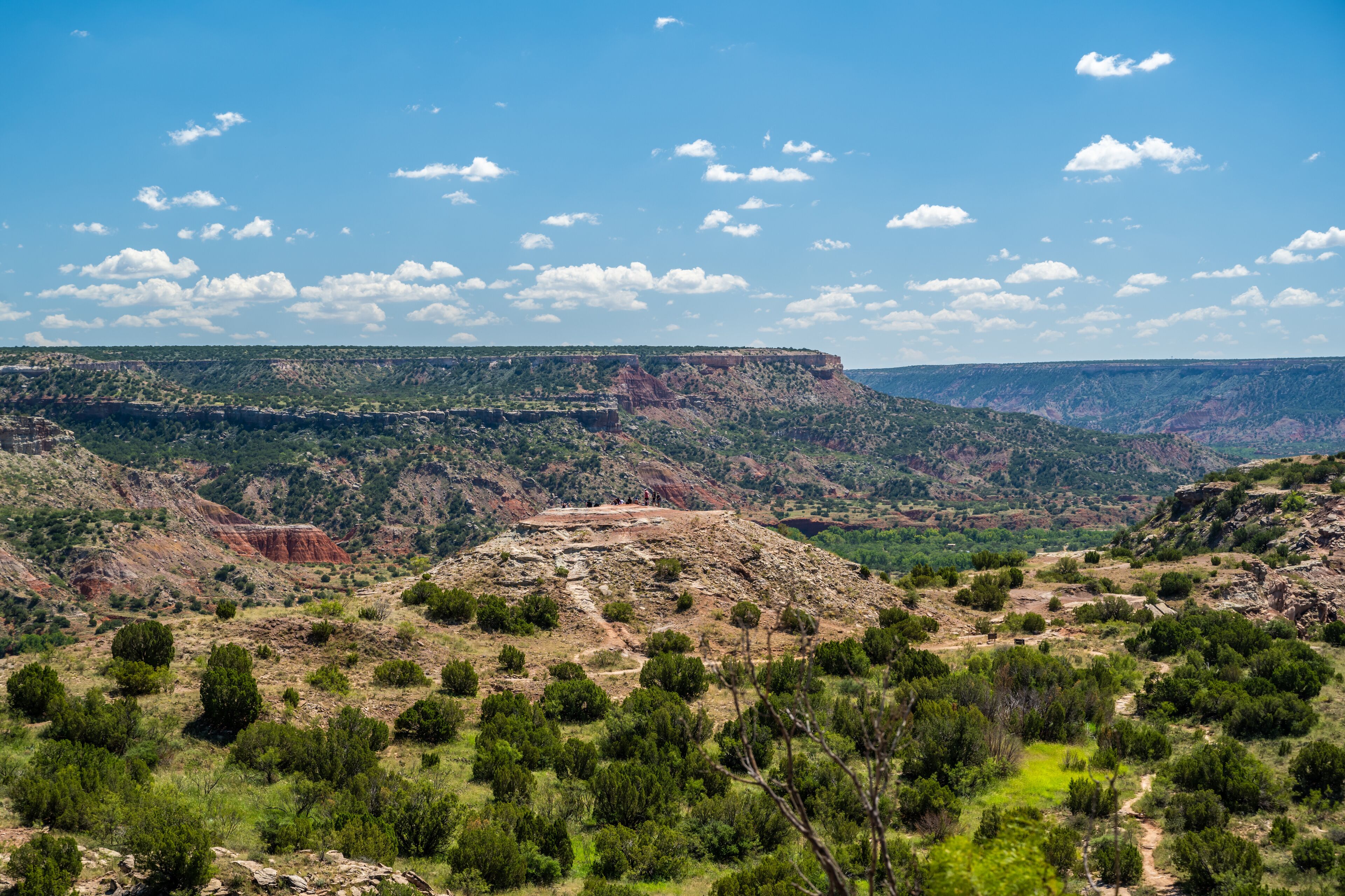 An overlooking view of nature in Amarillo, Texas