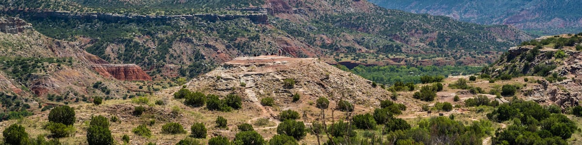 An overlooking view of nature in Amarillo, Texas