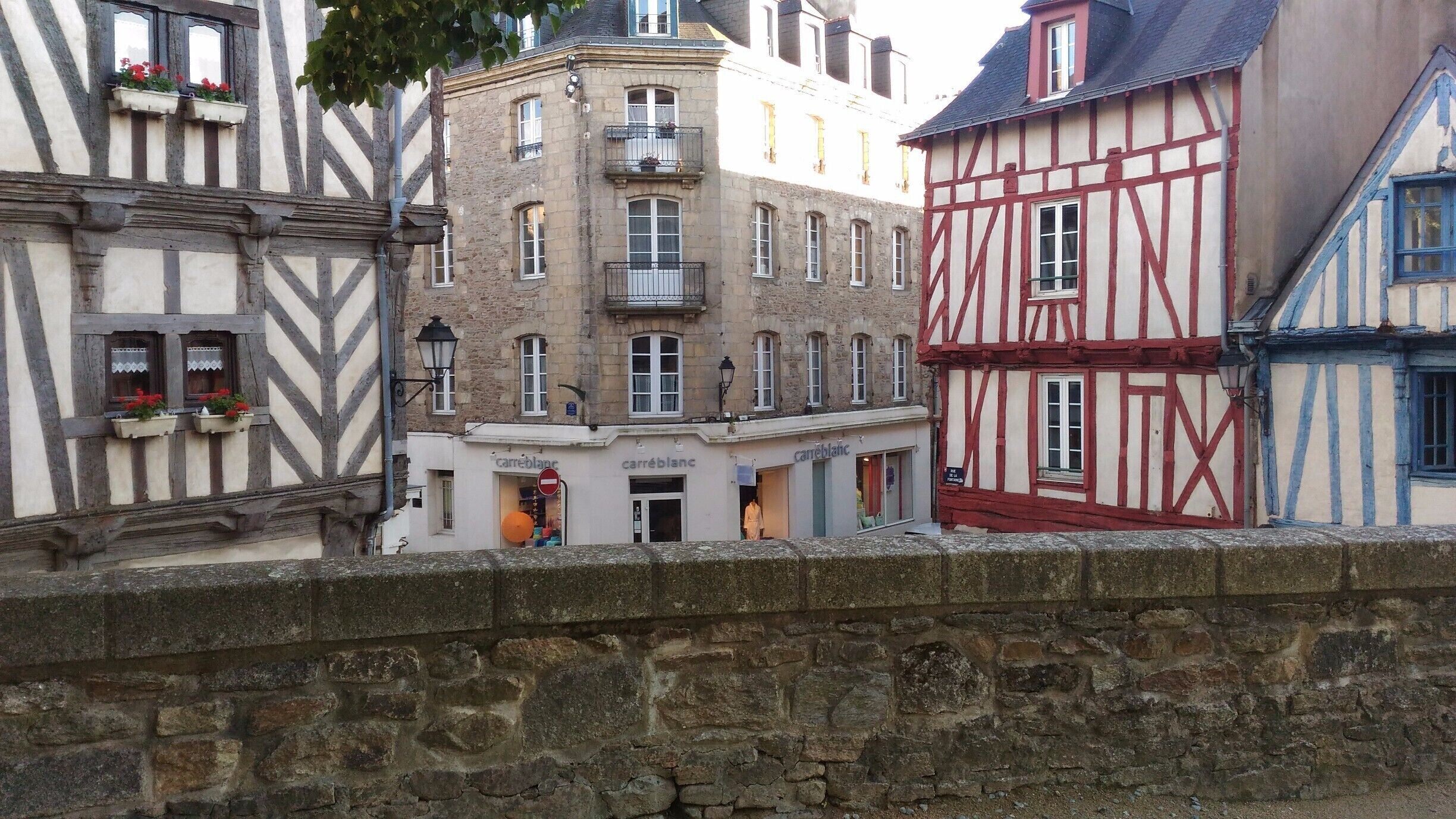 The colorful houses were built in the 1500's! This is from the walk around central cathedral. 