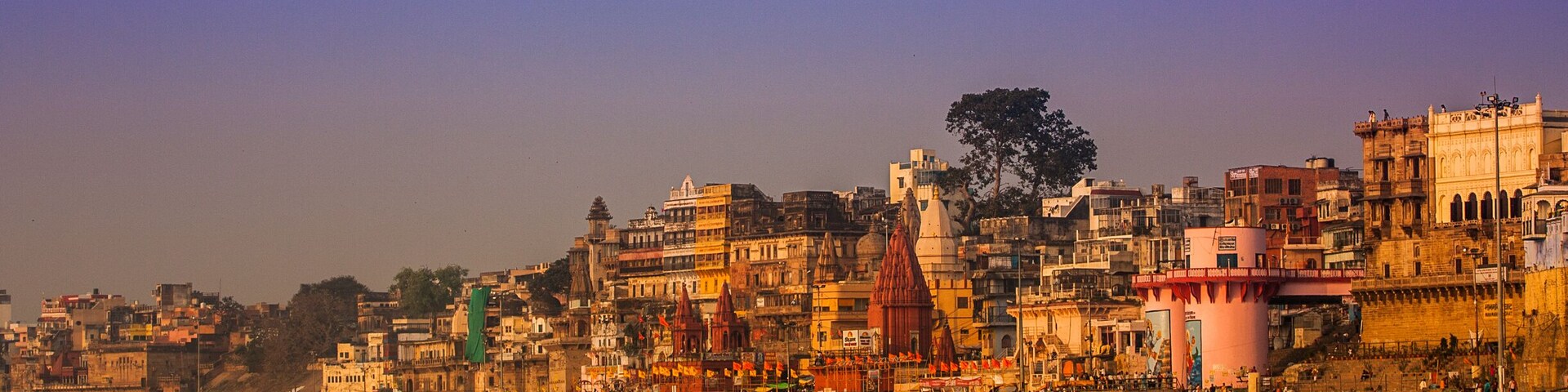 Varanasi, seen from Ganges.