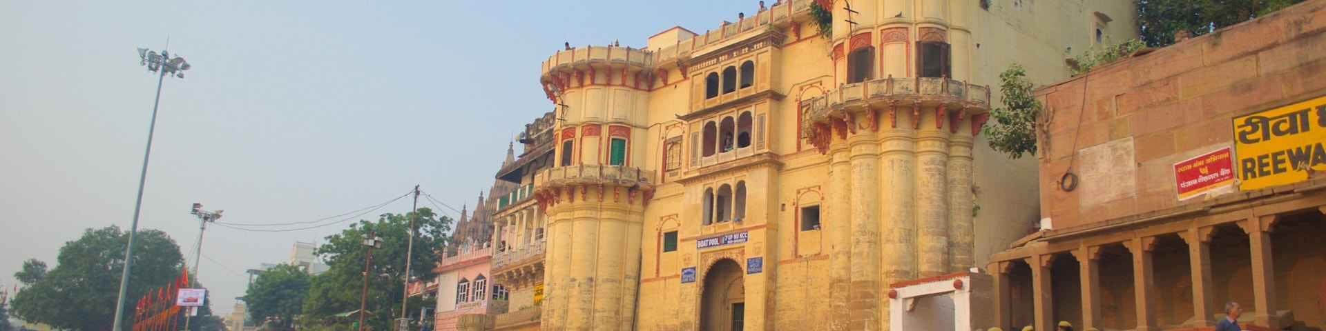 Varanasi which includes a city and heritage architecture