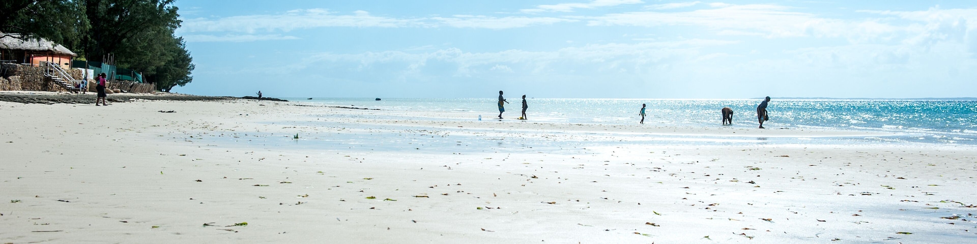 Strand in Vilanculos, an der Küste von Mosambik