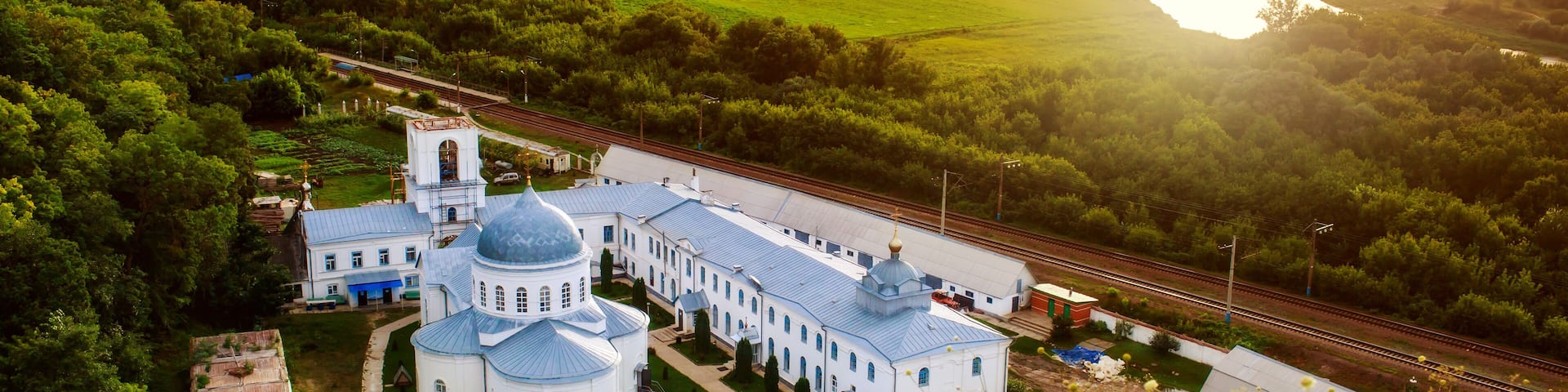 Landscape of Divnogorie national park, Russia