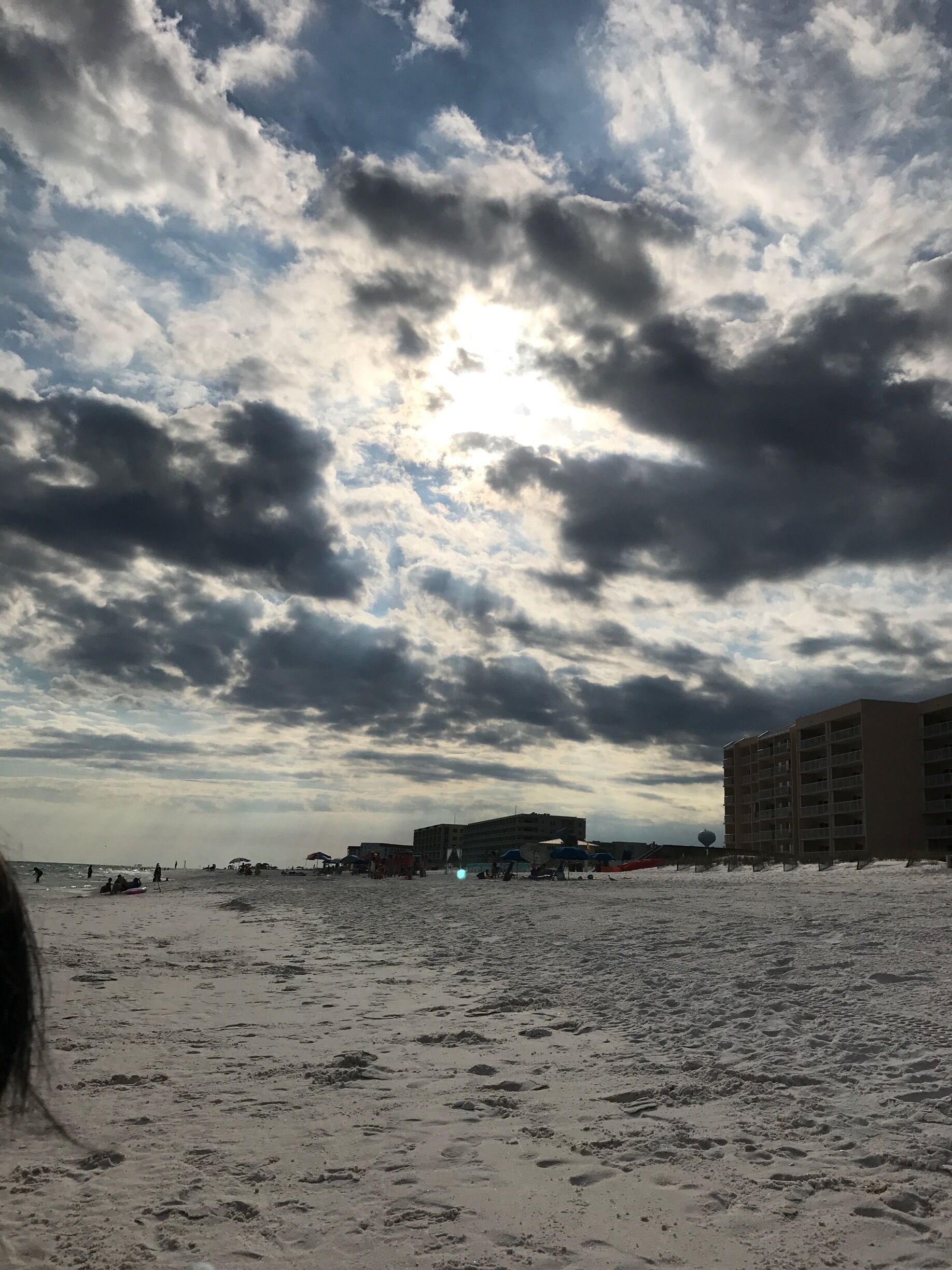 Before some bad weather. Beautiful day