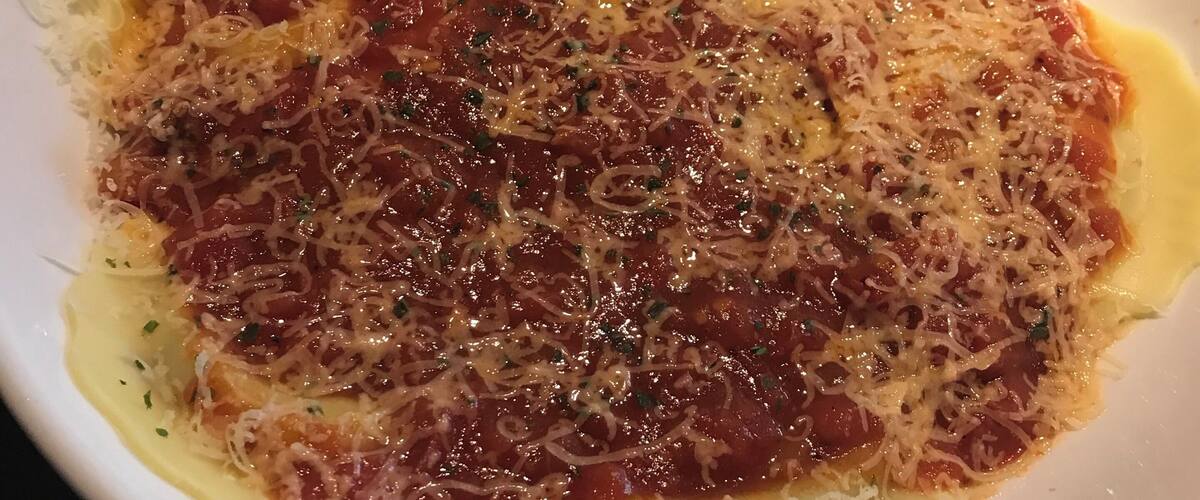 Portobello ravioli