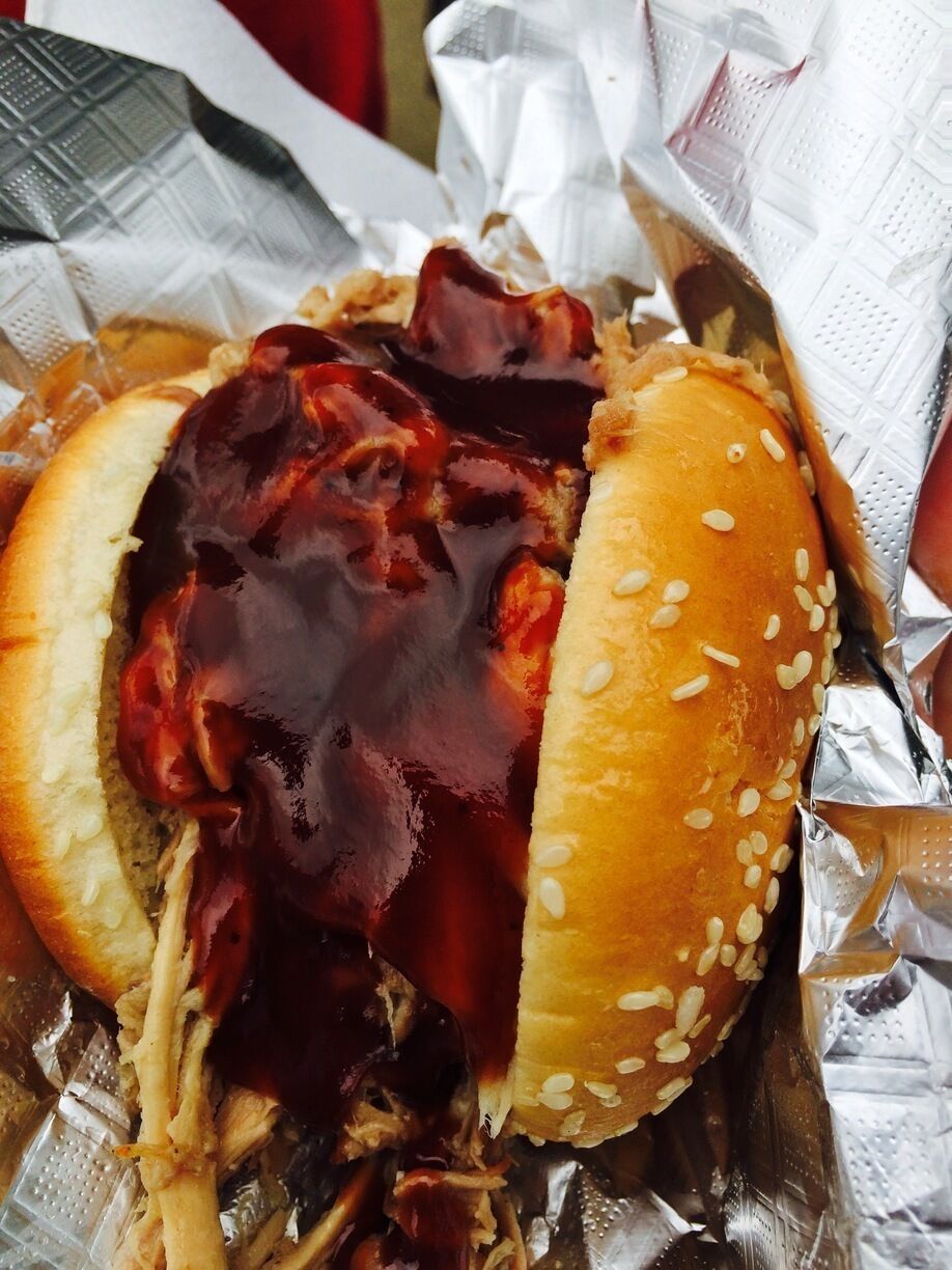 Bbq festival at the landing. Delicious pulled pork