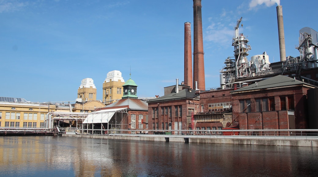 Varkaus, Finland. Clock Tower of the pulp mill factory in Old Varkaus area. . ; Shutterstock ID 1338759608; Purchase Order: -