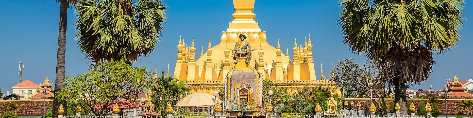 Pha That Luang Temple, The Golden Pagoda in VIENTIANE ,LAOS PDR., Shutterstock ID 1012008562, SF SSA Case with Manager Approval: Case 07151371, Job: Prepay credit, Client/Licensee: , Other: