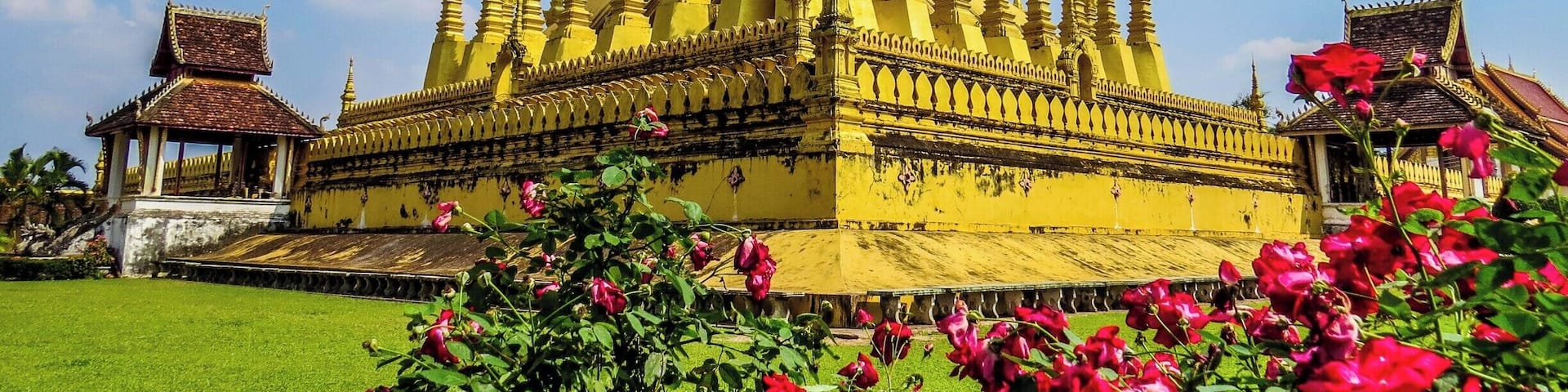 Wat That Luang, Vientiane, Laos.