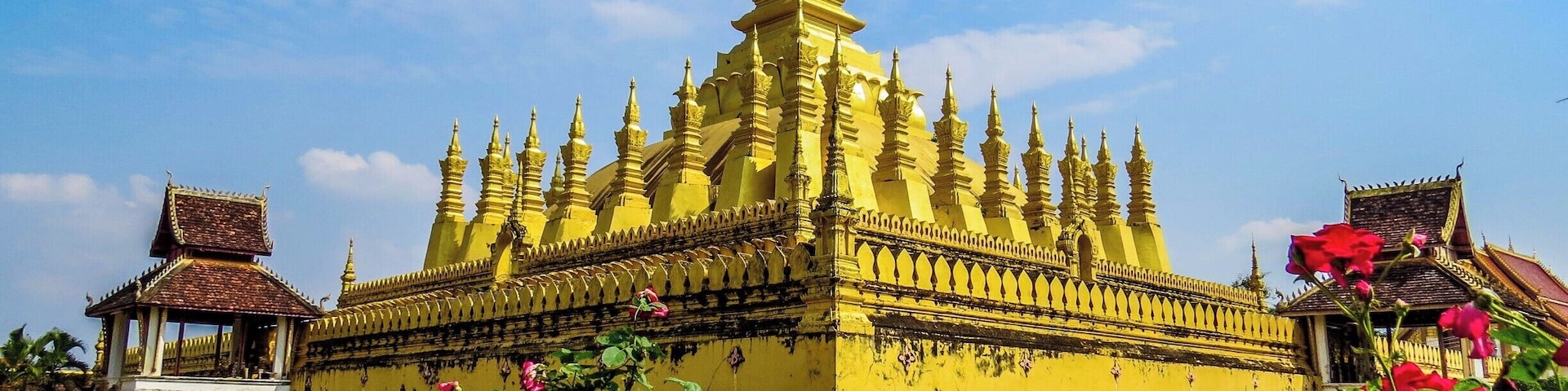 Wat That Luang, Vientiane, Laos.