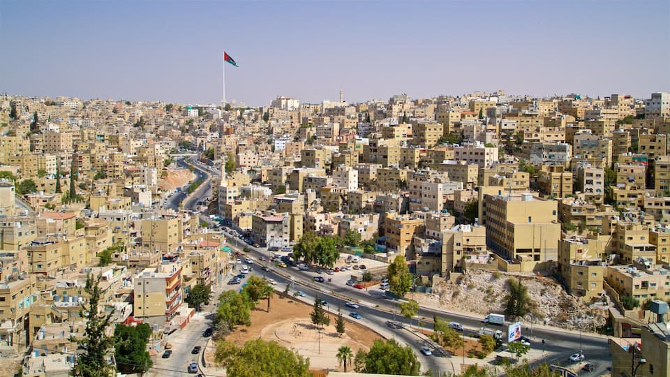 Amman featuring landscape views and a city