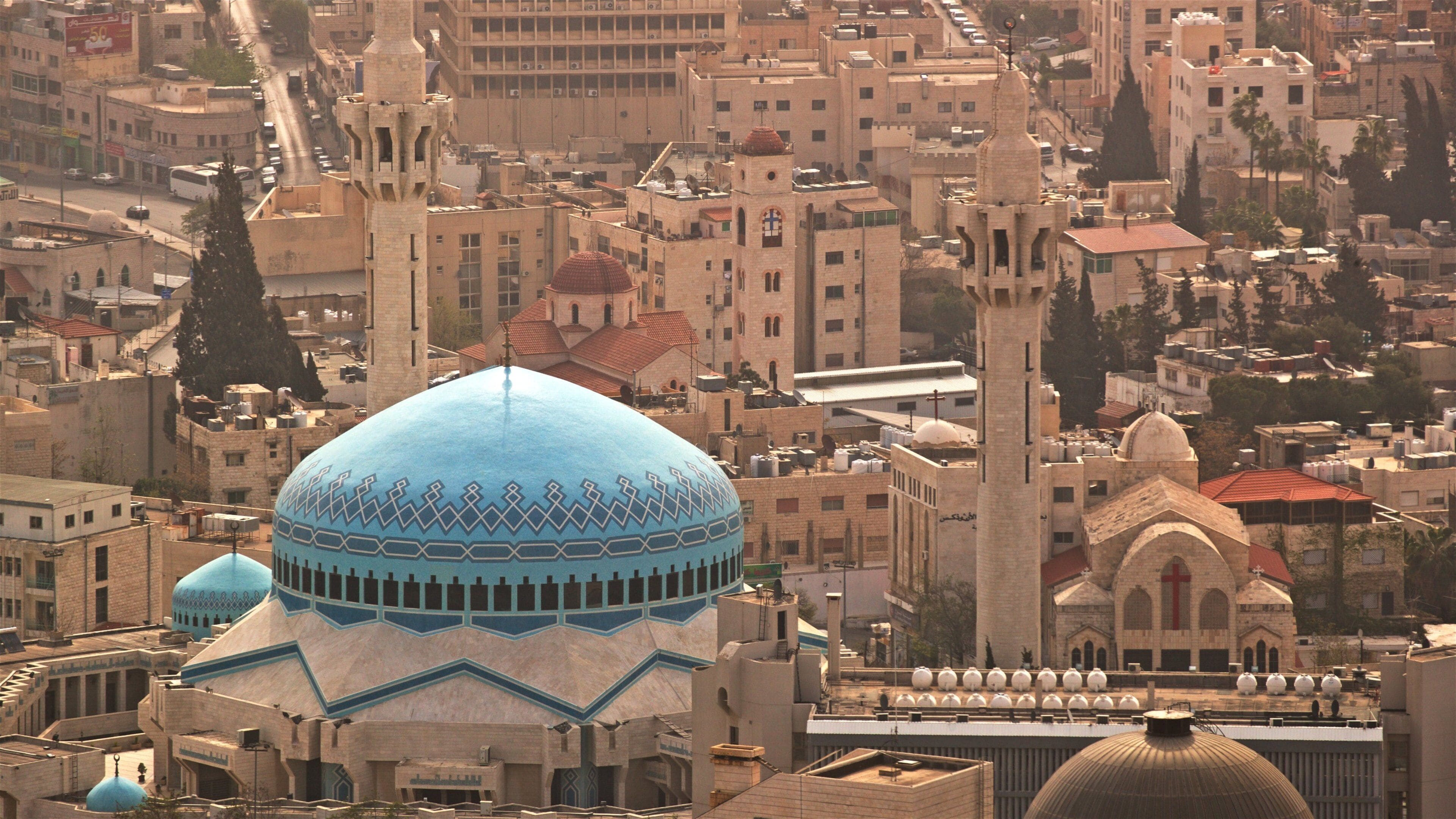 암만 이 포함 풍경, 문화유산 건축 과 도시