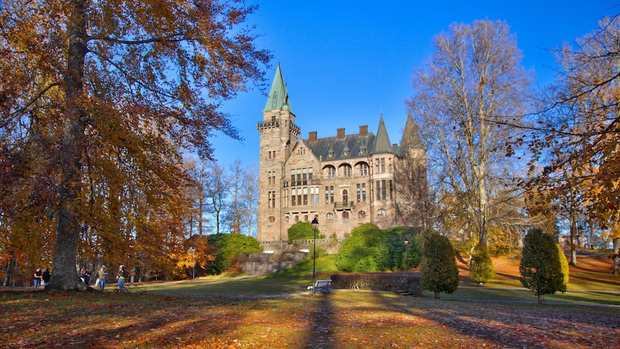 A panorama of the Teleborg Castle in Växjö, Sweden