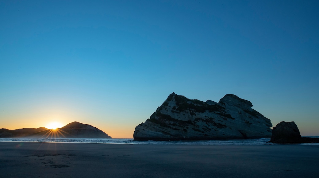Sunset at Whanganui New Zealand. Westcoast