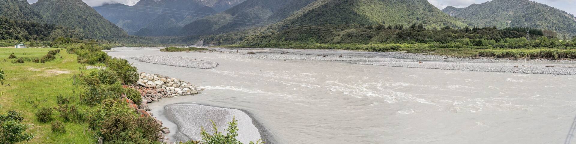 river Wanganui, near Harihari, West Coast, New Zealand