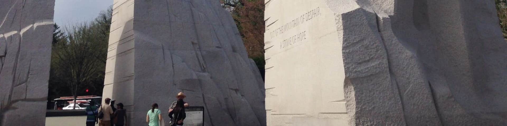 The Martin Luther King Jr. Memorial commemorates the year the Civil Rights Act of 1964 became law, and the iconic figure behind the movement.