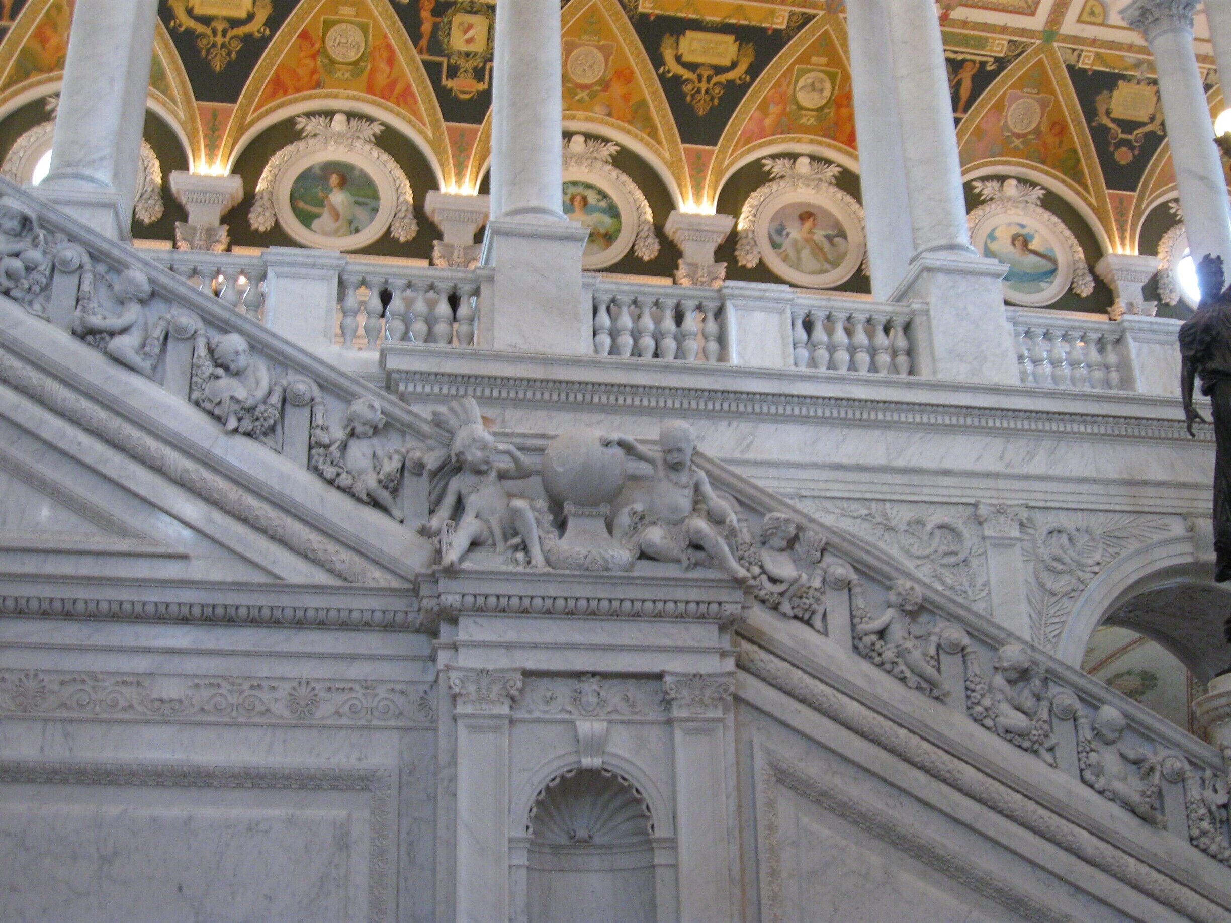 The architecture inside the Library of Congress is well worth your time, the building is gorgeous, pictures just don't do it justice. 