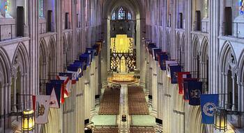 The behind the scenes tour at the National Cathedral offers amazing vantage points of the church and restricted areas.