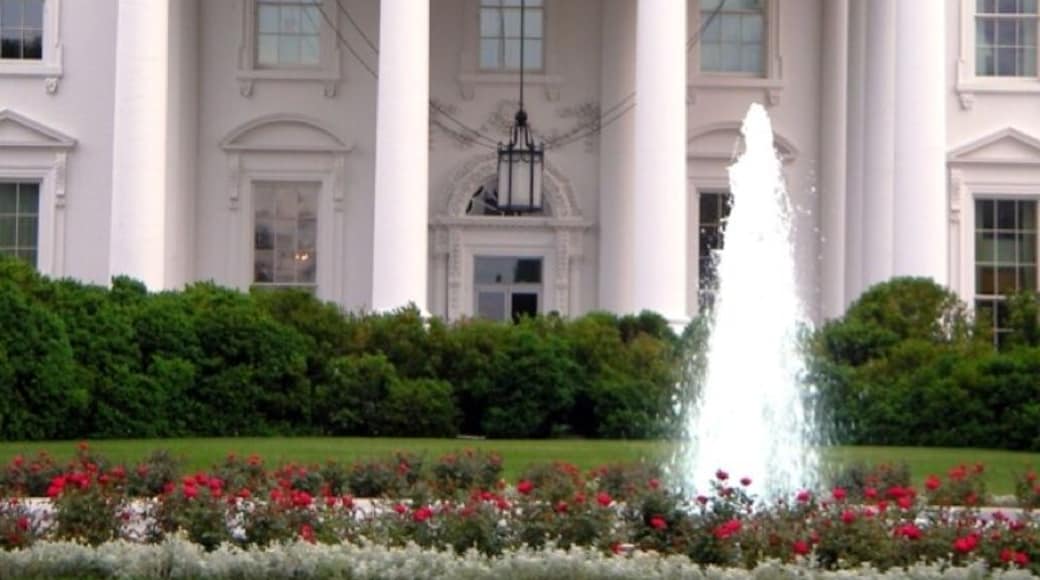 The White House. View from the north lawn