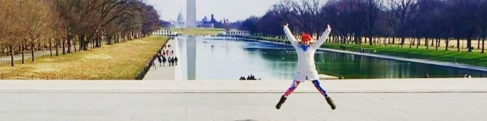 Me tucked up warm on the Mall #WinterWonders #GodBlessAmerica #crisp #USA