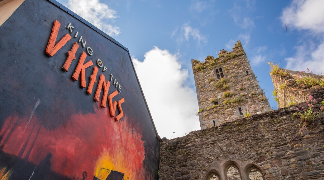 Waterford featuring chateau or palace, signage and heritage architecture