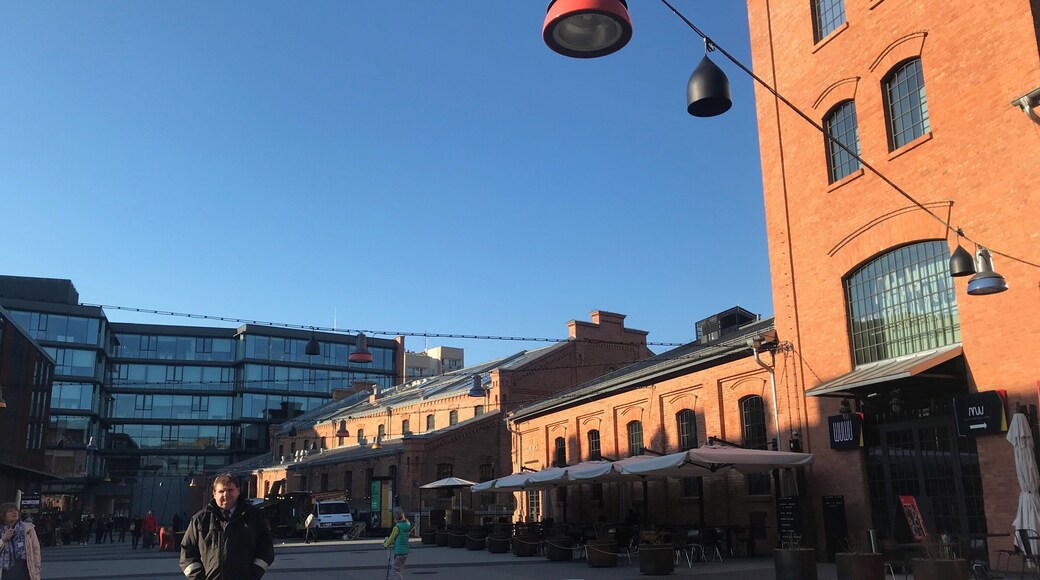 Outside of the polish vodka museum