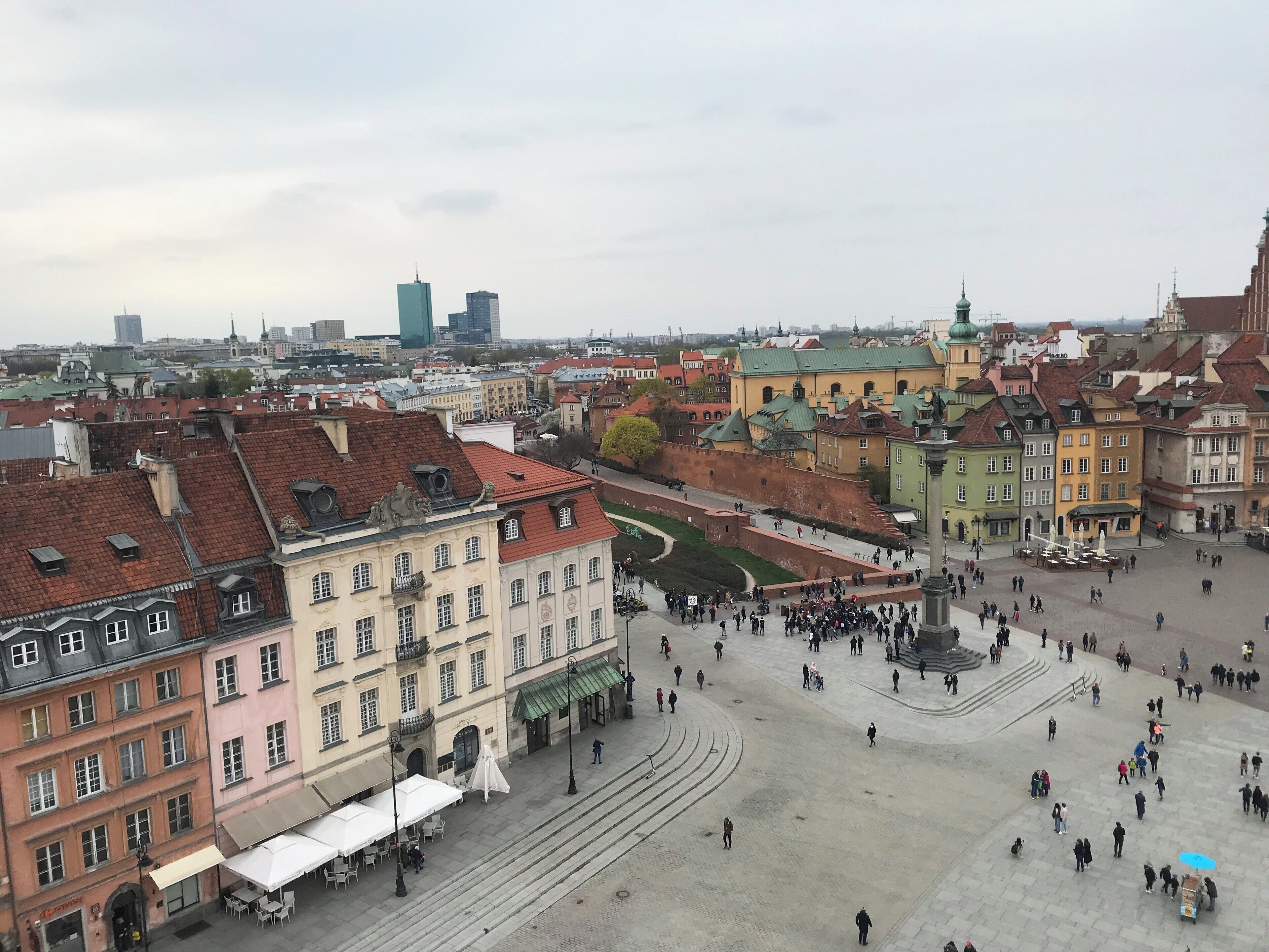 We got a really great panoramic view from a tower