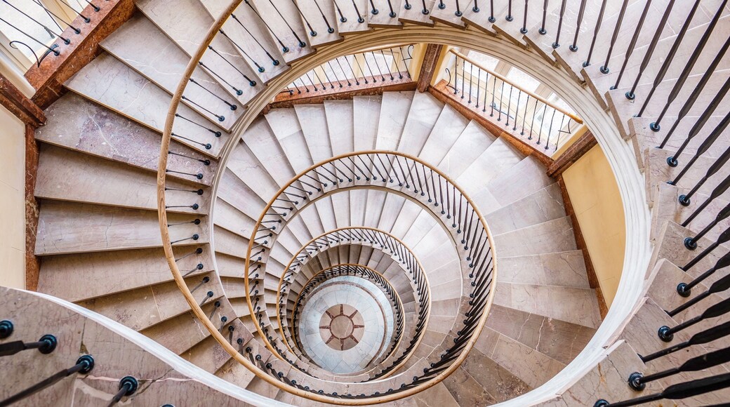 Beautiful spiral staircase