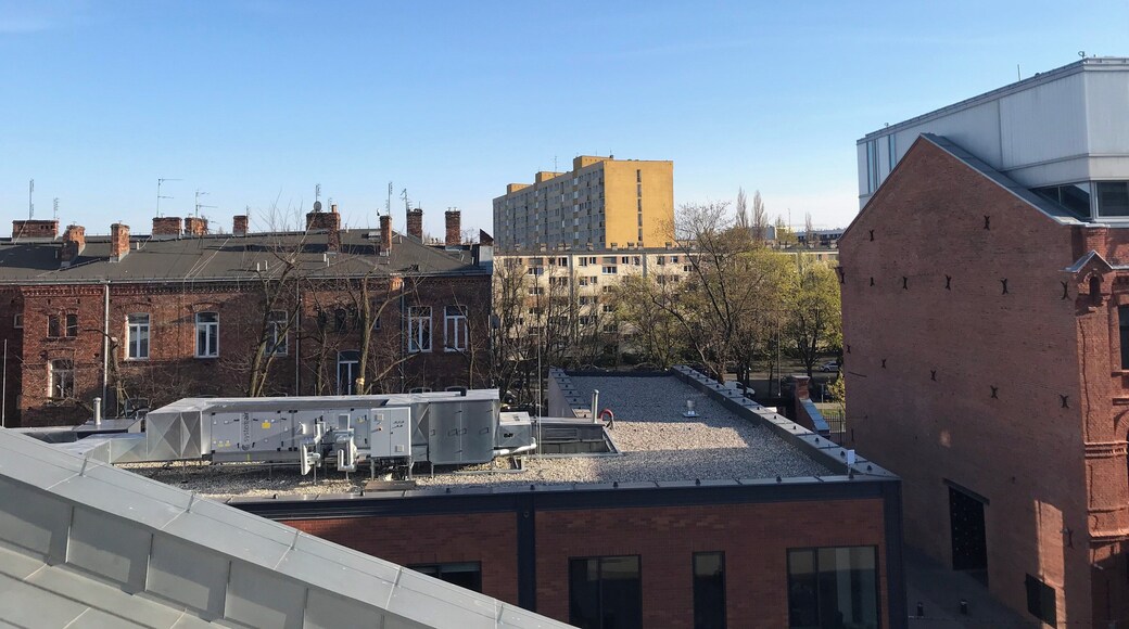 View from the rooftop of the polish vodka museum