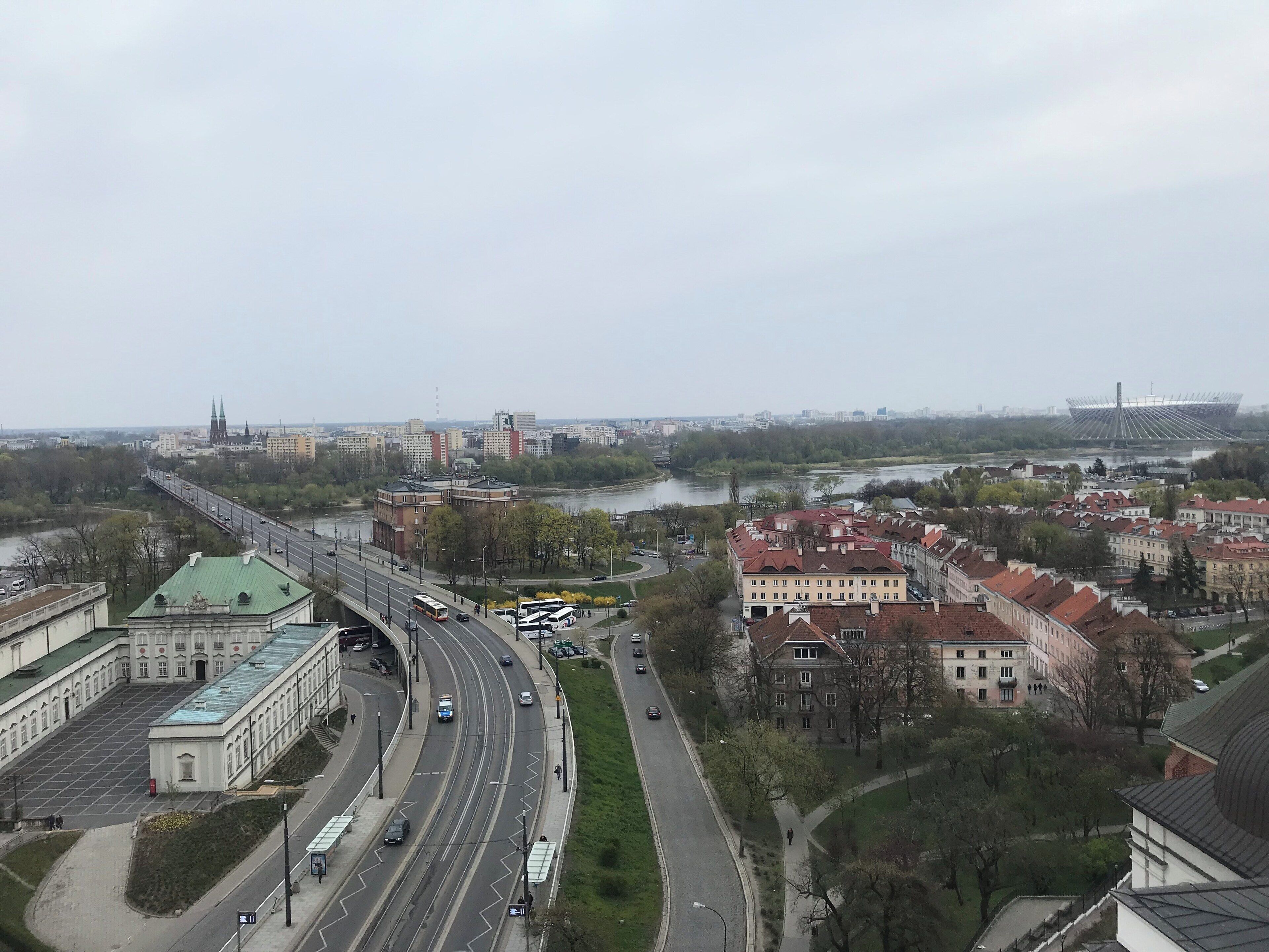 We got a really great panoramic view from a tower