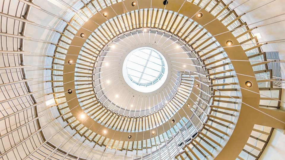 For its beautiful spiral staircase