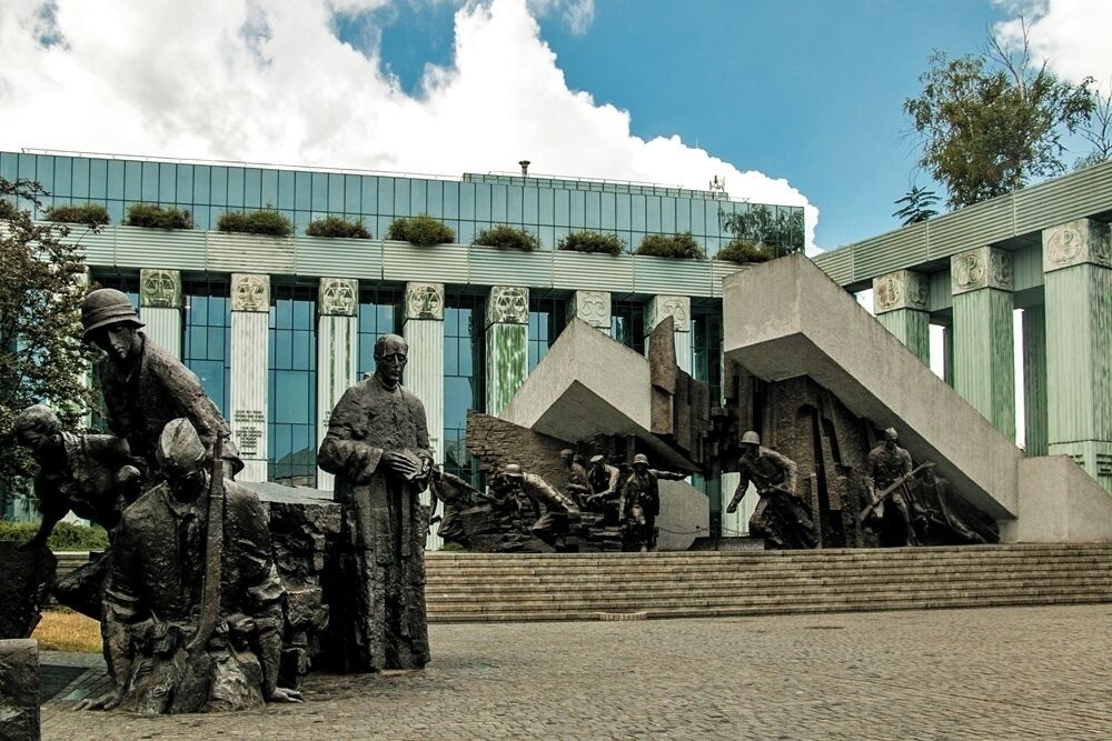 The Warsaw Uprising Museum, built in 1989. The monument and museum is dedicated to the great uprising of Warsaw in 1944, where the Polish rose up and fought back against the Germans to take back their city.

#Poland #Warsaw #WWII