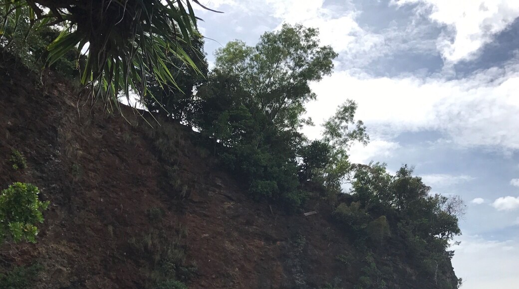 A famous landmark in Ambon and it is quite an isolated beach