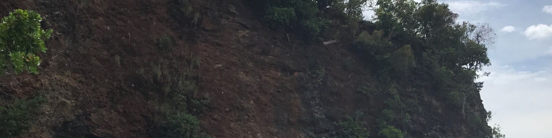 A famous landmark in Ambon and it is quite an isolated beach