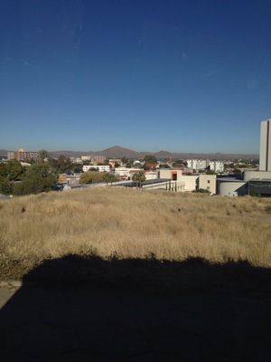 Looking out over Windhoek