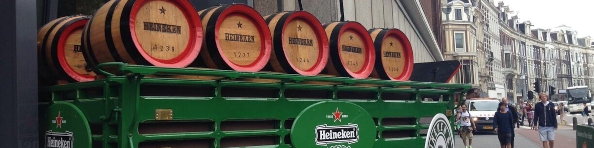 Getting amongst the beer.