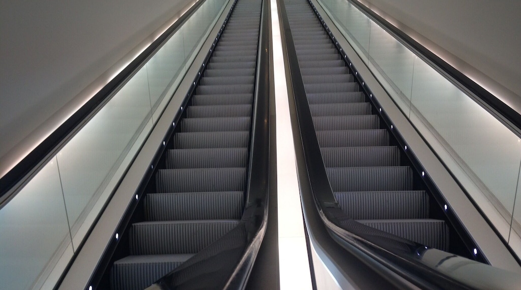 The escalators at the Stedelijk can easily be mistaken for modern art of the practical kind. http://www.stedelijk.nl/en
