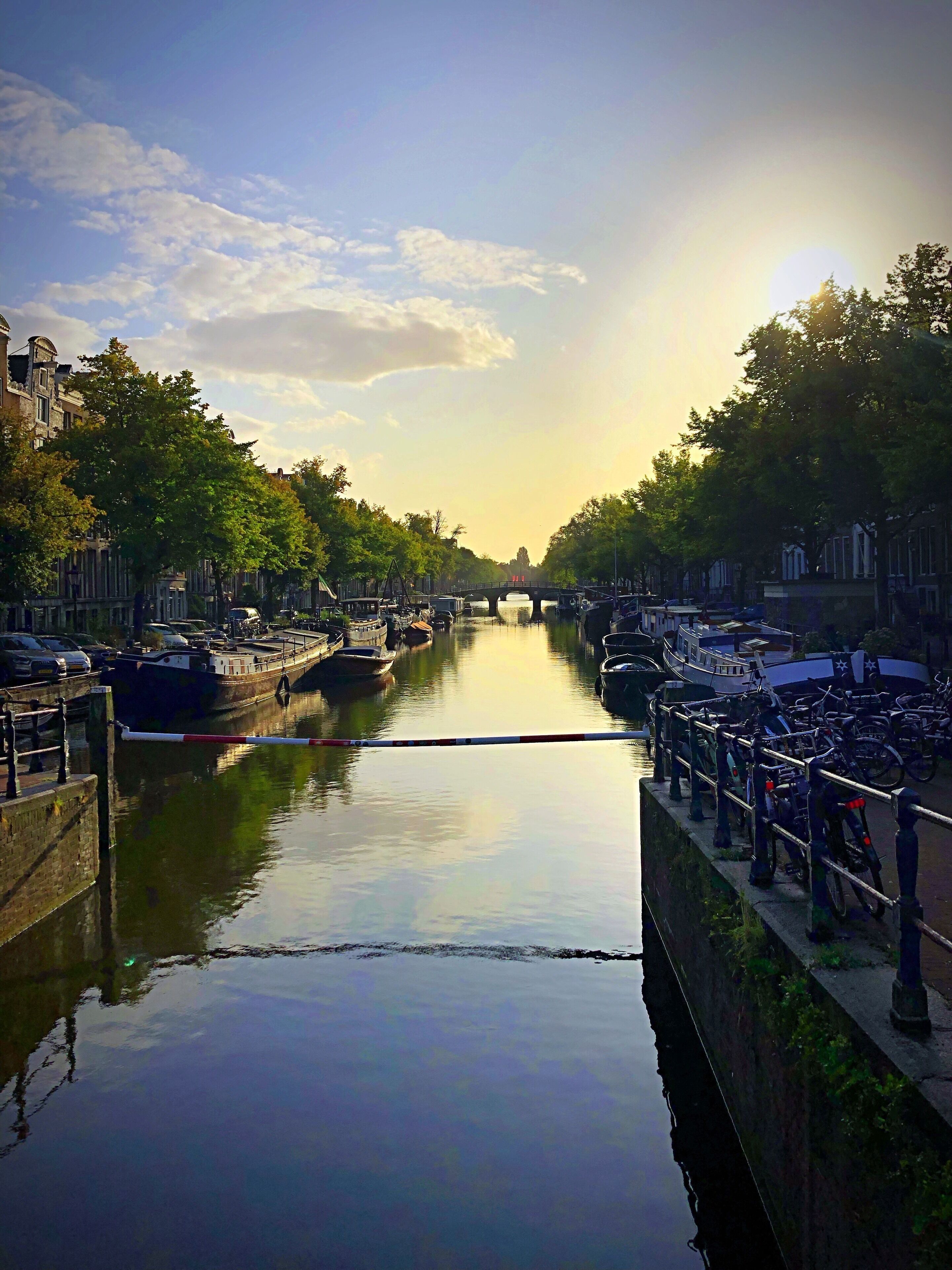 Sunrise in Amsterdam