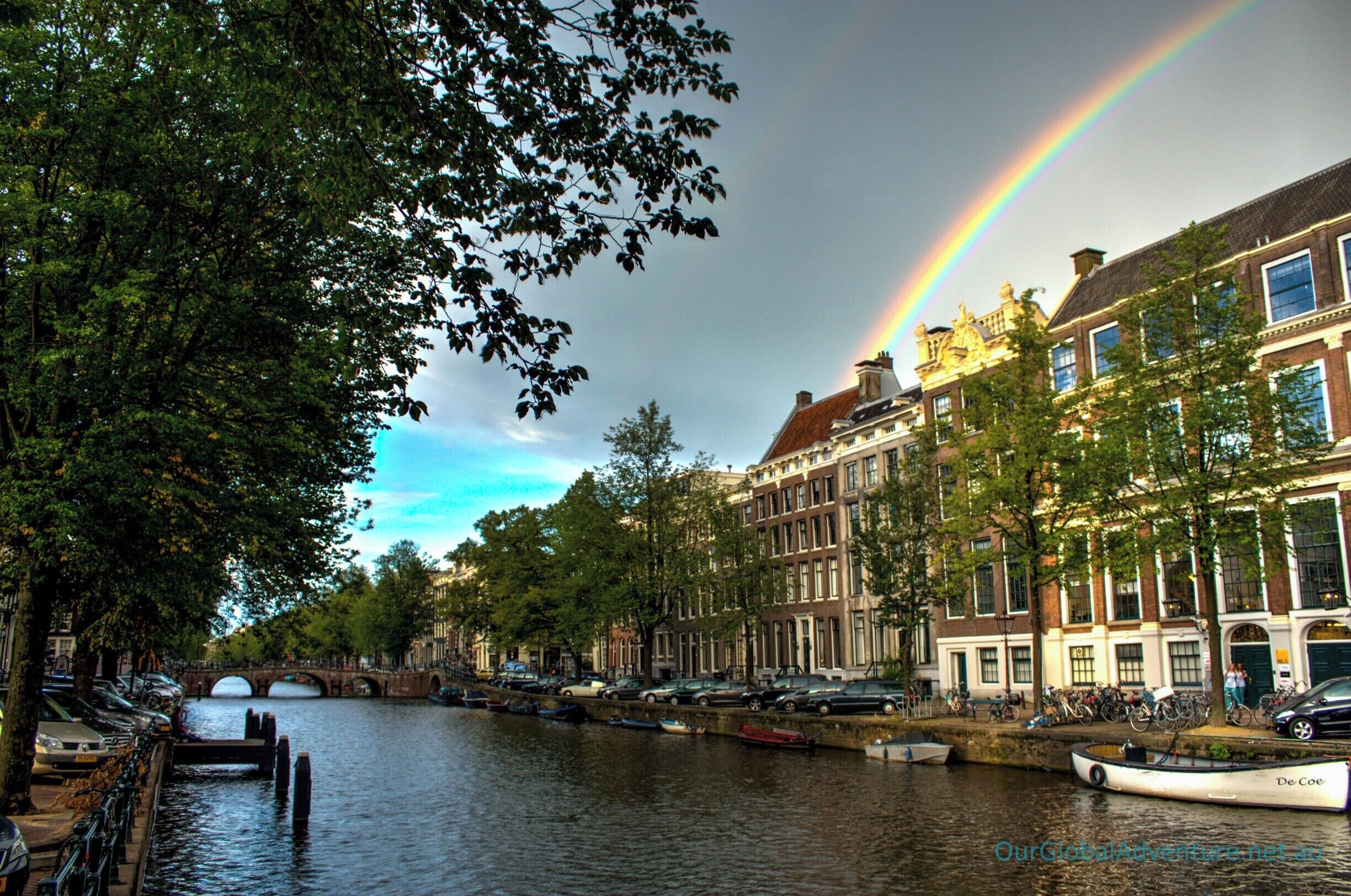 Took this shot just after a late summer rain #Colorful... This location is just near the Anne Frank House