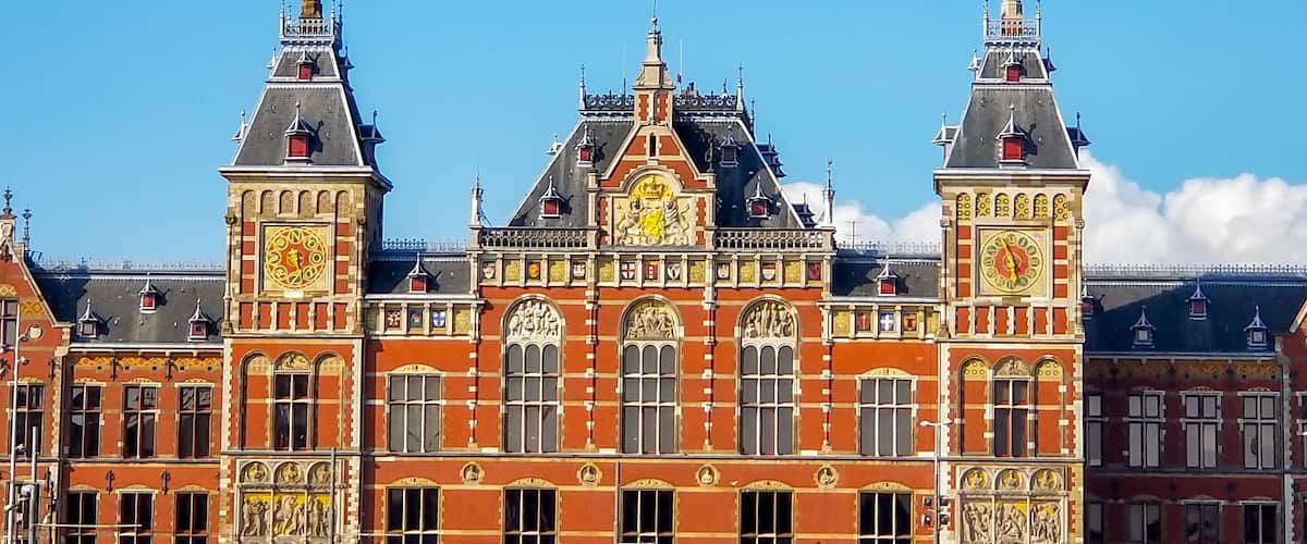 Amsterdam train central station.