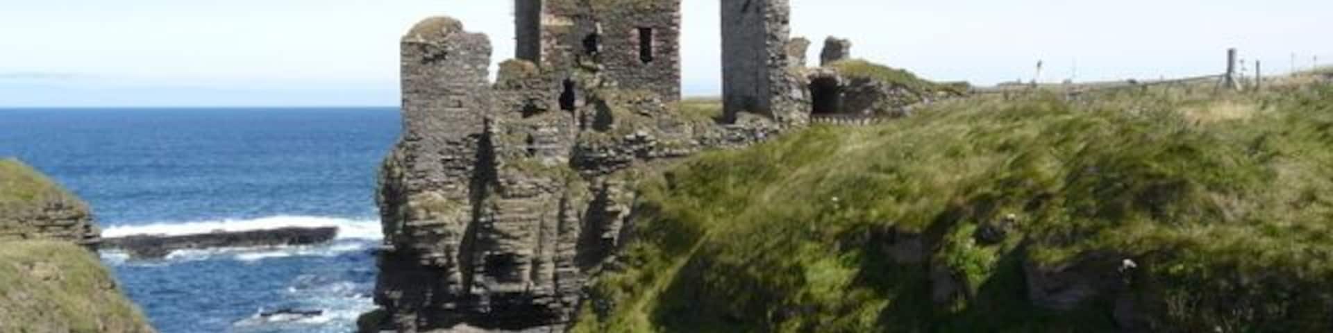 Castle Sinclair at Girnigoe, Noss Head