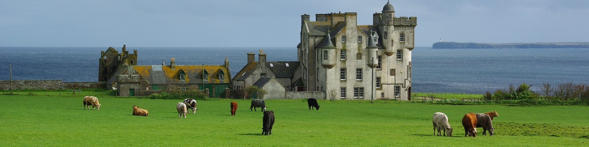 Keiss Castle - north of Wick, Highland, Scotland