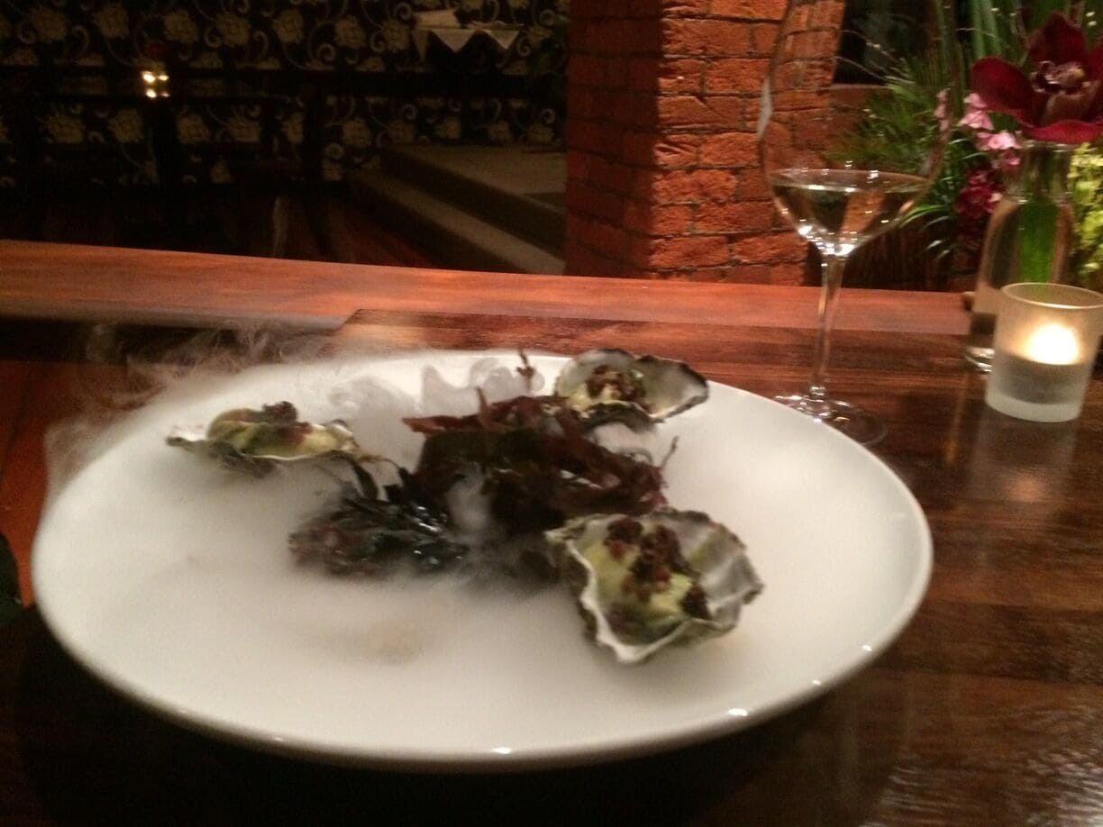Oysters ... Wellington on a plate