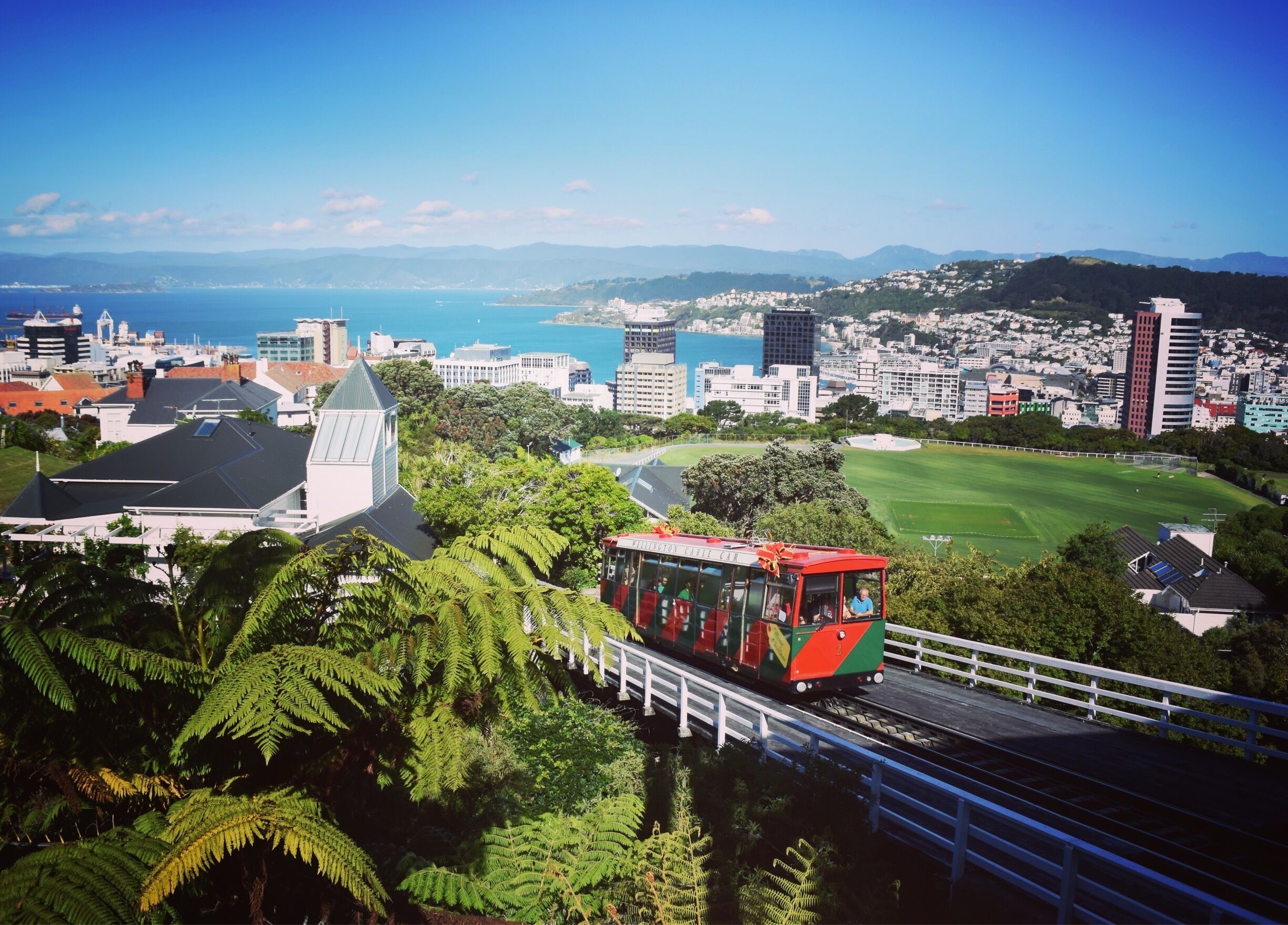 We spent a week on the North Island of New Zealand (our 9th country) in 2014...starting in Auckland and ending in Wellington. This shot is from the top of the cable car looking out over the city. #lens4change