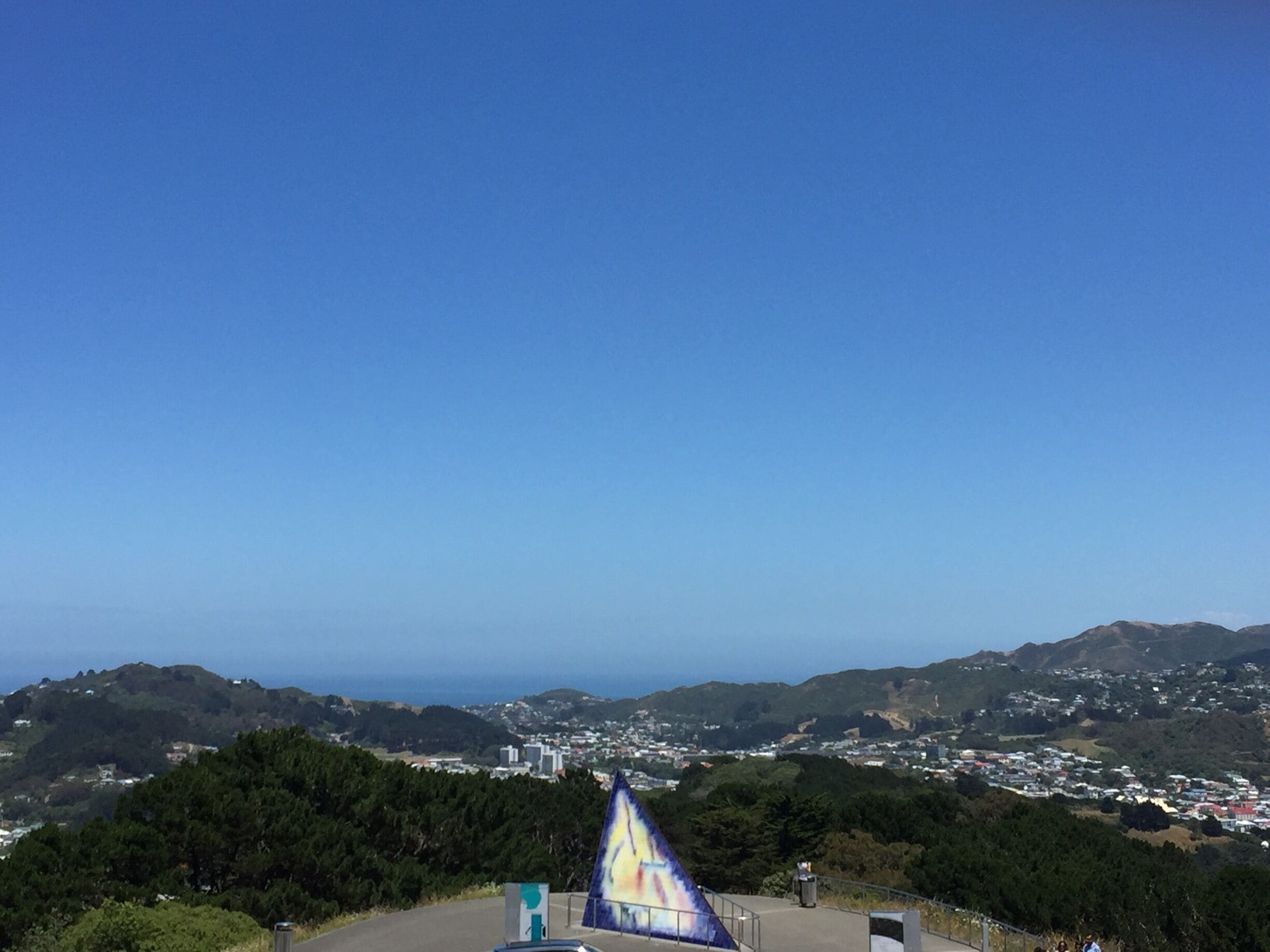 The view from the top of Mount Victoria