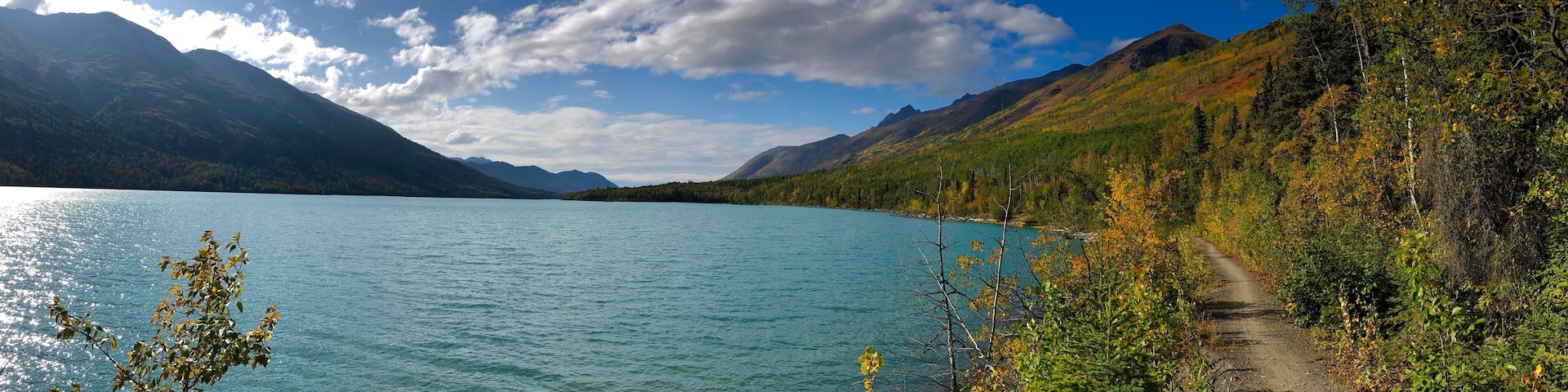 Eklutna Lakeside trail. Bring the whole family and walk it, bike it, ride your atvs, and even horses!
_
#EklutnaLakesidetrail
#EklutnaLake #Adventure