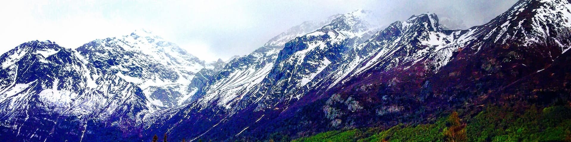Eagle Creek, Alaska - about 60 moles South of Anchorage.