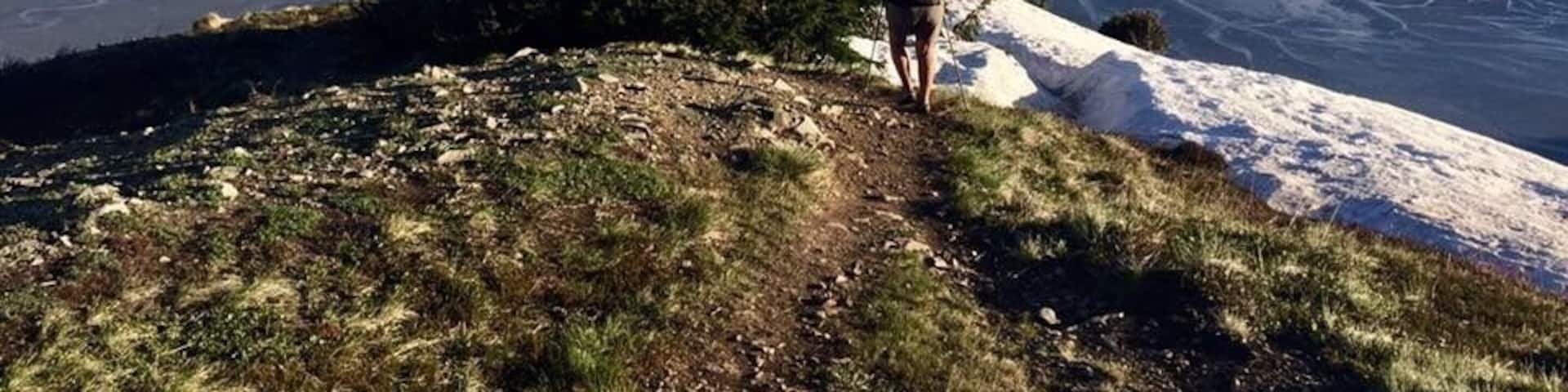 Bird Ridge Trail summit near Anchorage, AK.