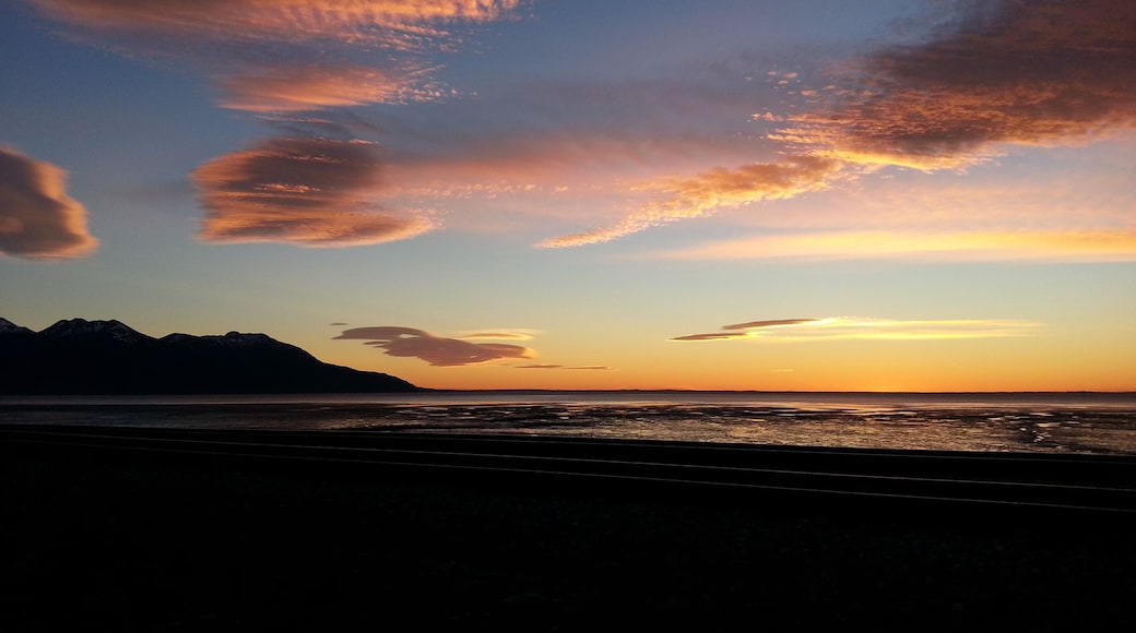 Sunset at the Turnagain arm.