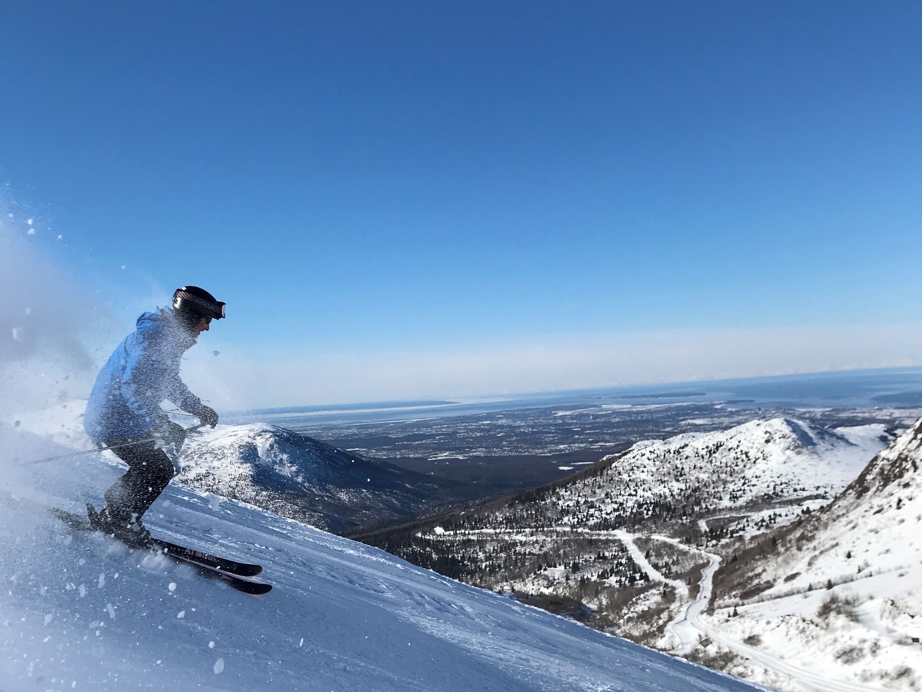 Fun little ski hill near anchorage Alaska 
#adventure